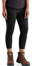 Carhartt Women  s Force Fitted Lightweight Ank Length Leggings Black XXL BN5321-W