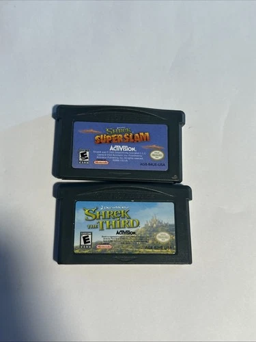 Nintendo Gameboy Advance Shrek Super Slam & Shrek The 3rd
