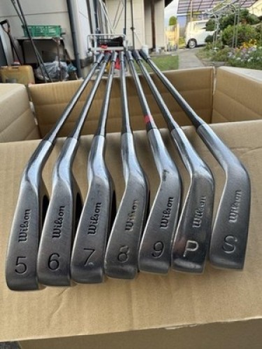 Wilson Iron Set 7pcs 5-9 PS Carbon Shaft Flex R - Picture 1 of 12