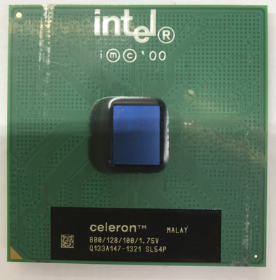 Intel Celeron 800 MHz SL54P -800 MHz /128KB /100MHz /1,75V - Sockel 370 #1819