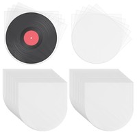 100 StüCk Transparent Vinyl Schallplatten HüLlen Schallplatten HüLlen Innenhü...
