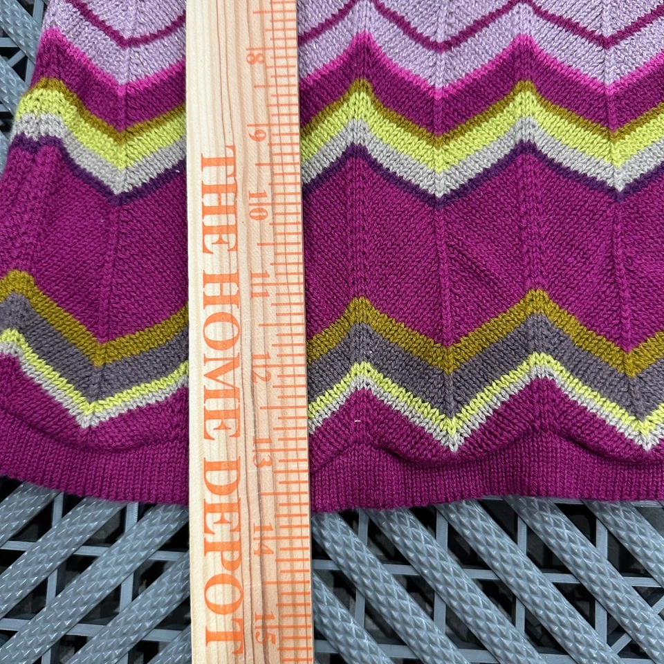 Vestido tejido Chevron Missoni for Target para niños púrpura rosa niñas talla S (6-12M) Foto 2 de 4