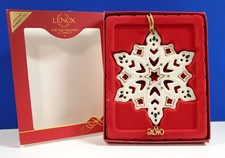 Lenox 2010 Annual Gemmed Snowflake Jeweled Ornament in Box