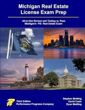 Michigan Real Estate License Exam Prep by Mettling