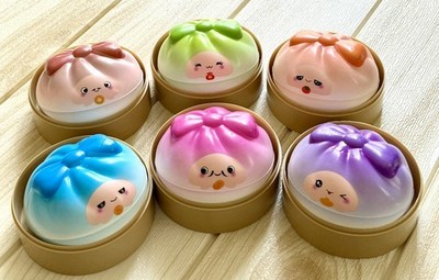 Squishy Dumpling Steam Bunz Spiel Antistress Raviolo Dampfkorb Kawa