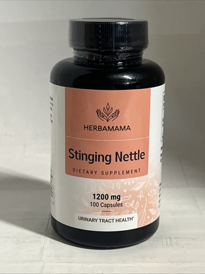 #ad #ad Herbamama STINGING NETTLE 1200mg PROSTATE Health BLOOD PRESSURE 100ct Exp 10 27 $22.99