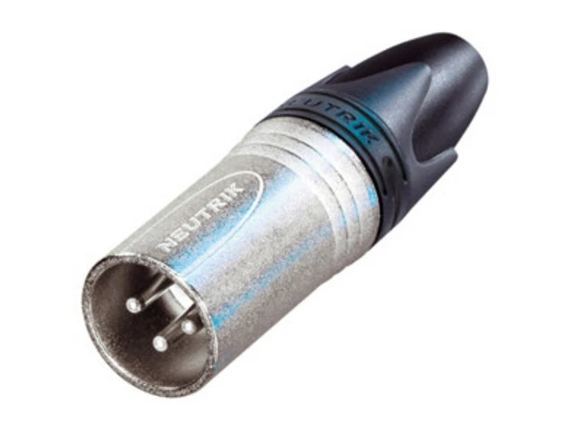 Neutrik XLR Stecker NC3MXX Silber - Versilberte Kontakte - MALE - Der Standard - Bild 1 von 1