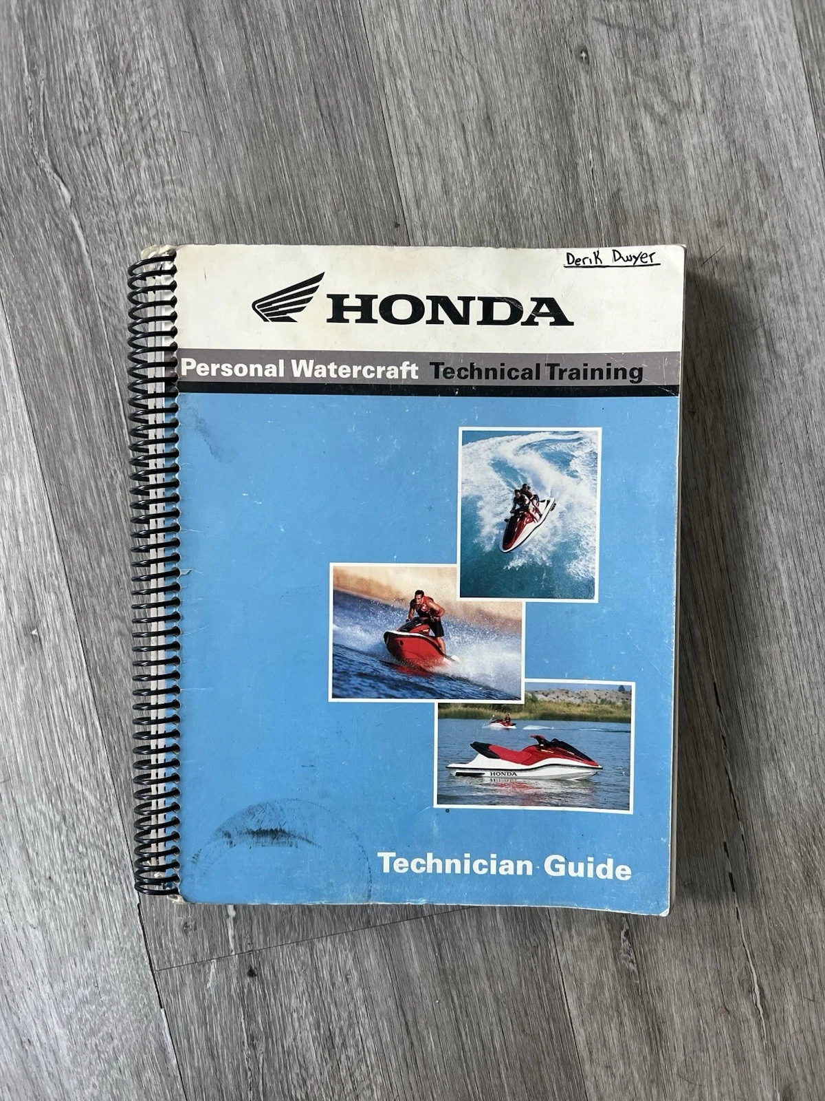 Honda Personal Watercraft Technical Training Technician Guide 2004 1600-2004-09