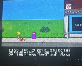 The Simpsons: Bart vs. the Space Mutants (Nintendo NES, 1991) Authentic Game