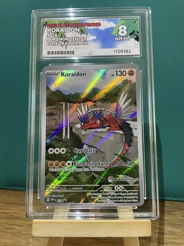 Pokemon Koraidon SVP 014 Pokemon Center Stamped Promo ACE 8