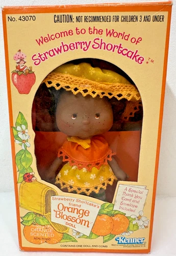 1980 Kenner Strawberry Shortcake Orange Blossom Doll NRFB W/Original Receipt
