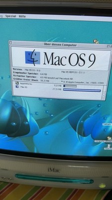 Apple Imac OS 9 64MB Blueberry 1998/1999