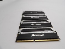 Lot Of 4x8gb32gb Corsair Dominator Platinum Cmd32gx3m4a2400c10 Ddr3 2400mhz