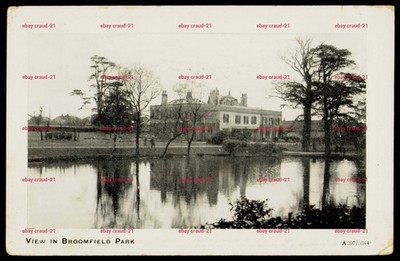 Broomfield House Palmers Green, Enfield, London Vintage Postkarte