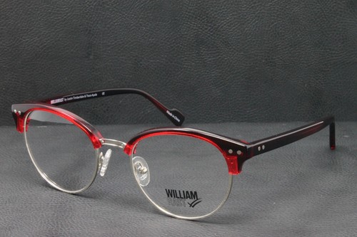 William Rast Eyeglasses Unisex Red Silver Plastic Frame 50mm WRO-1013-C3 - Picture 2 of 8