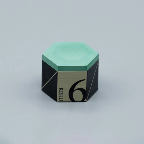 KAMUI ROKU Green Premium Billiard Chalk For Pool & Billiard Cue Tip - 1 piece