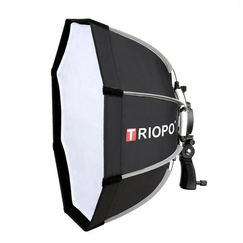 TRIOPO 65cm Octagon Softbox Handheld Foldable Softbox for Speedlite Flash Light - Picture 2 of 12