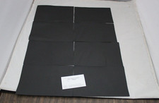 8 Pack Black Leather Cowhide Remnant 5" X 8" P5