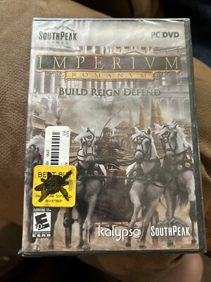 South Peak Games Imperivm Romanvm PC DVD Computer Video Game 2008 SEALED