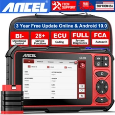 ANCEL Bluetooth All System Car Diagnostic Scan Tool ECU Coding OBD2 Scanner Wifi