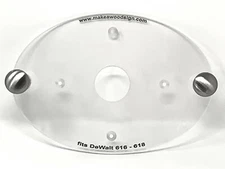 DeWalt DW618 Router Acrylic Base Plate