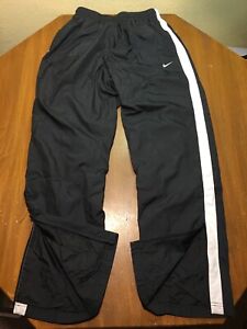 Nike Polyester Pants Track Black Mens M 