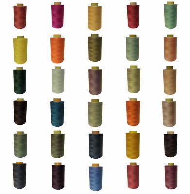 A&E GUTERMANN PERMA CORE 120S SEWING THREAD, 5000 METRES, X4 CONES, MULTI COLS 