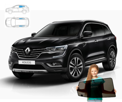 Sonnenschutz für Renault Koleos (II) 2016 Blenden hinten 4-teilig