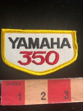 NOS Embroidered Cloth Dirt Bike YAMAHA 350 Motorcycle Patch 3.25 " X 2 00SG
