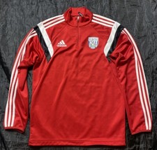 West Bromwich Albion Training Sweat Top ADIDAS 2014-2015 WBA Brom adult SIZE M