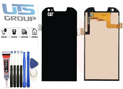 Für Caterpillar CAT S60 LCD Bildschirm Display Touchscreen Digitizer Schwarz