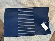 Territory x Alltrue Collab Wavy Screenprint Table Runner RH7 Indigo Size 18x70