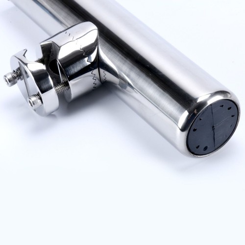 Stainless Steel Fishing Rod Holders Clamp On Rails Mounting 22mm to 26mm Boat - Picture 3 of 11