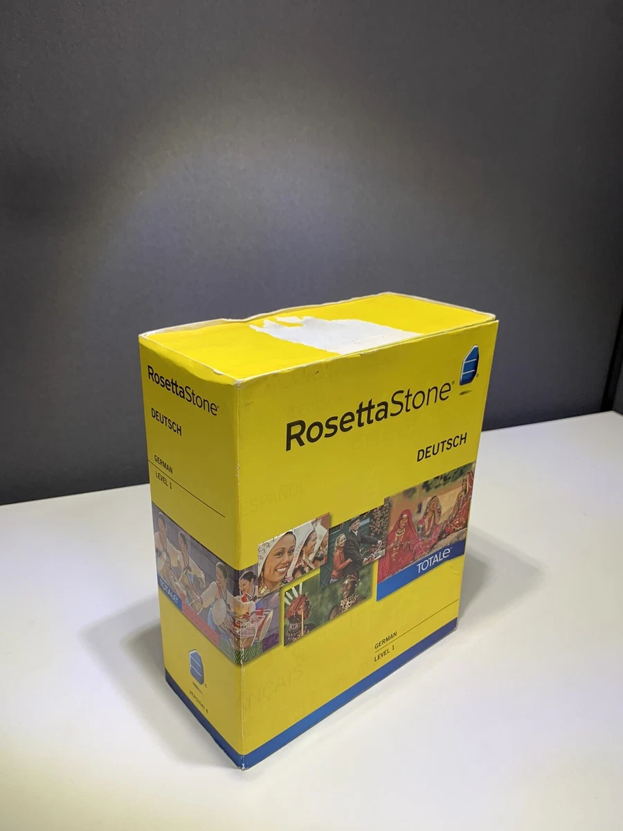 Rosetta Stone TOTALe German Deutsch Version 4 Levels 1 Missing piece