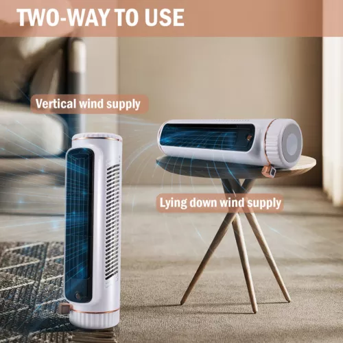 Air Conditioner Desktop Cooling Fan Wireless Desk Fan USB Charging for Home - Bild 5 von 15