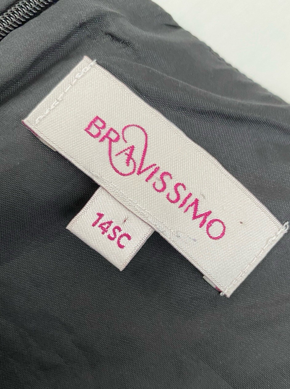 Bravissimo Woman’s Blue & Grey Tartan Dress - Size 14sc VGC image 9