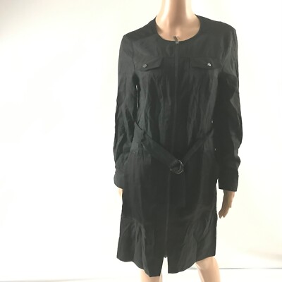 Karen Millen Utility Dress Size 6 Black LongSleeve Belted Shift DE004 New $350 | eBay Karen Millen Utility Dress Size 6 Black LongSleeve Belted Shift DE004 New $350 | eBay