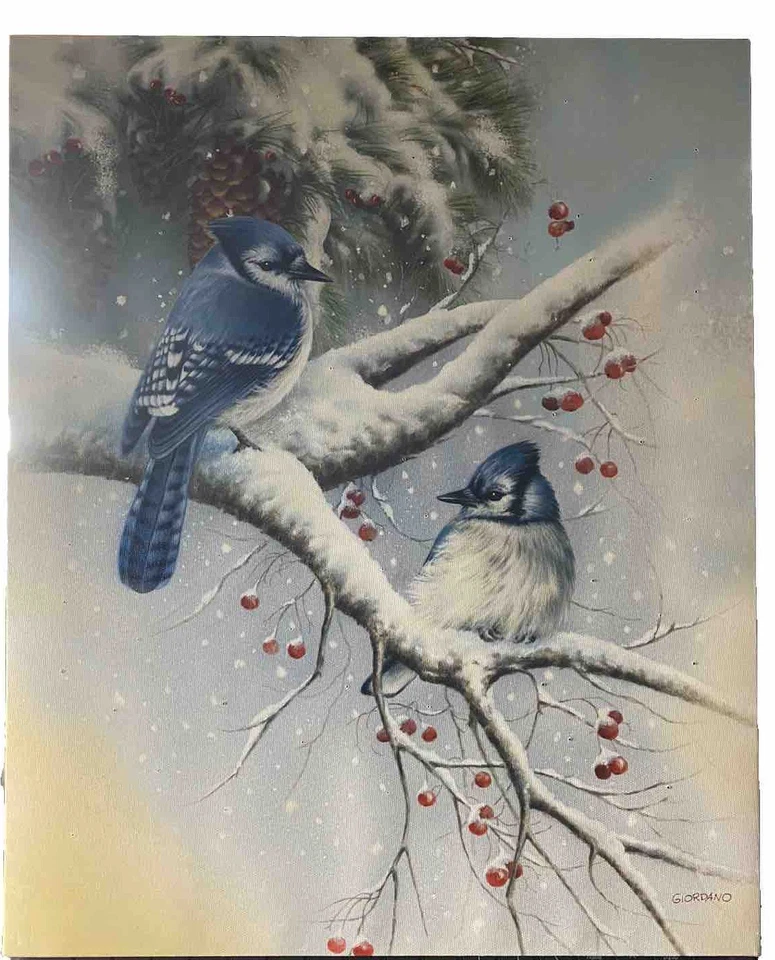 Lighted Canvas 17" x 14" - Blue Jays By GIORDANO - Image 4 of 4