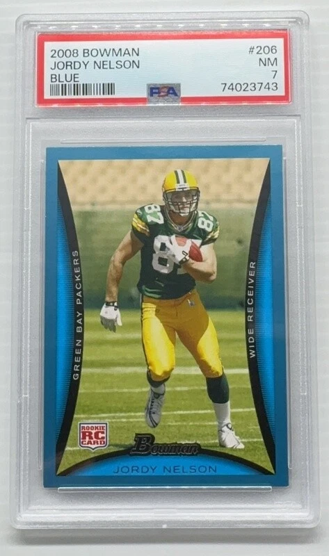 Jordy Nelson Bowman #206 Blue