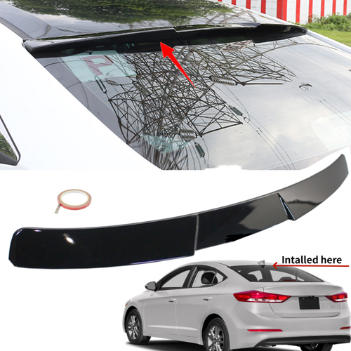 Roof Spoiler For Hyundai Elantra 16-19 Abs Material Roof Rear Spoiler
