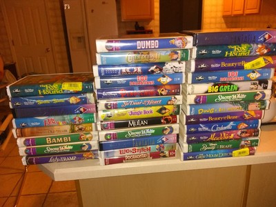 Walt Disney's Lot of 5 VHS Movies, You Pick from the List, not photos