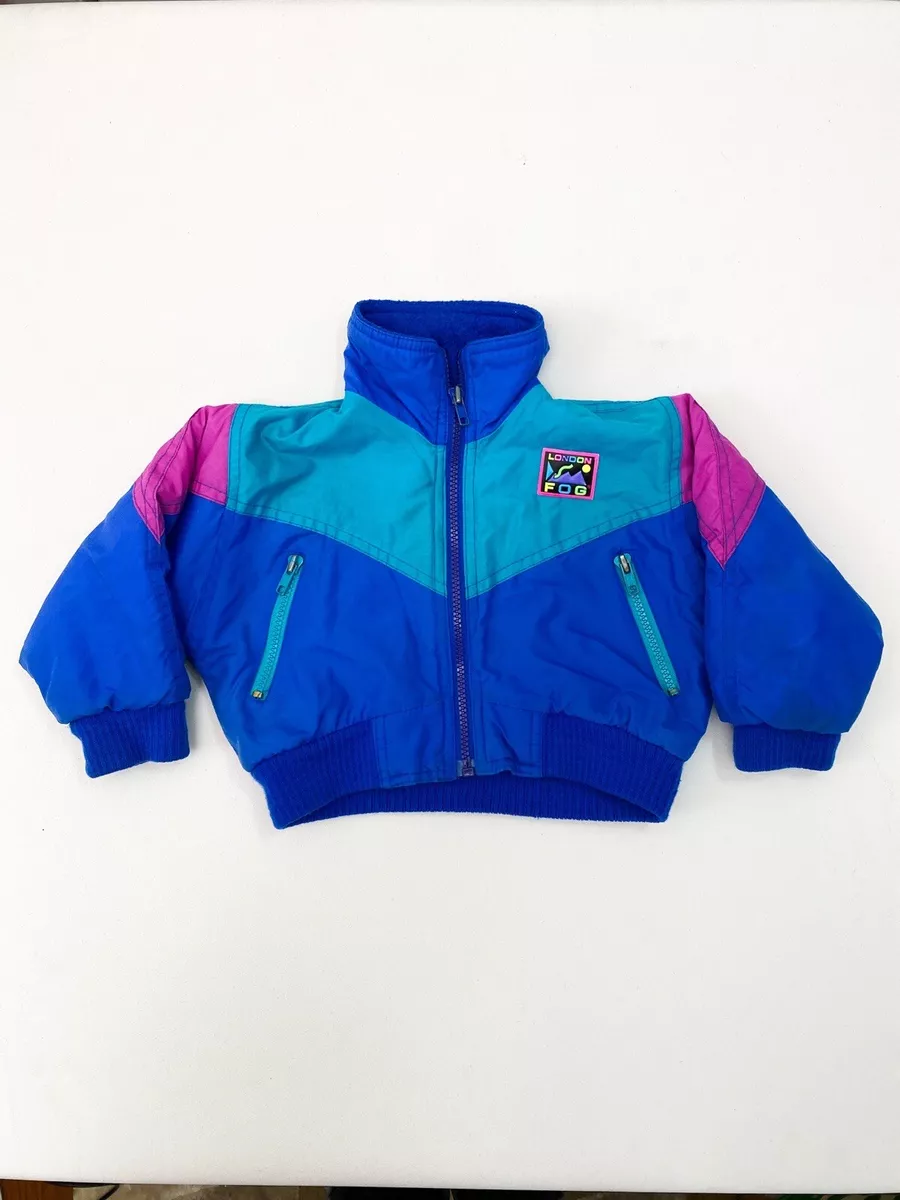 Neon ski store jacket 80s