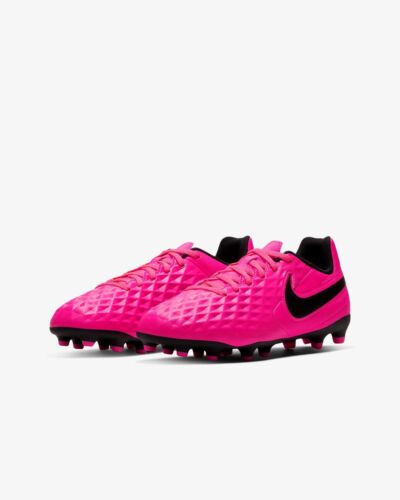 Brand New Nike JR Tiempo Legend 8 Club Pink Black Soccer Cleats AT5881-600 3.5 - Picture 1 of 8