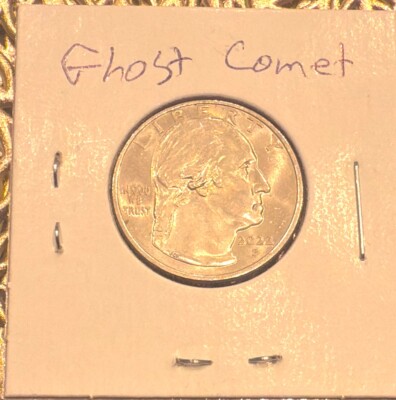 American Dr Sally Ride  women quarter  2022, With  Ghost Comet  ERROR