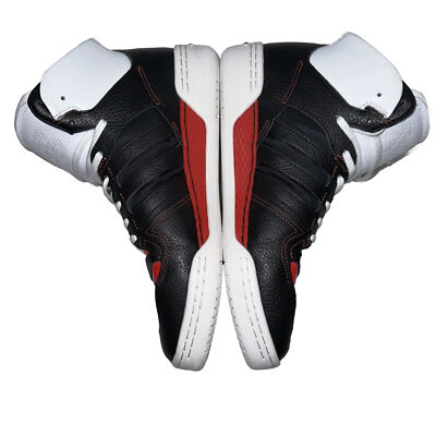 Y-3 Men Hayworth High Top Sneaker, G54055 Black/white/red, US Size
