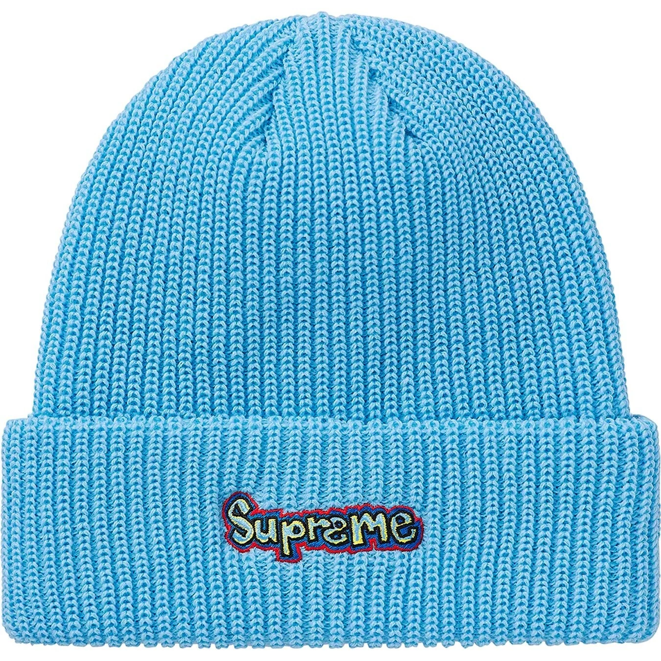 Supreme   SS21   Gonz Logo Beanie   Bleu clair   OSFA   FLAMBANT NEUF DANS SON SAC ! ️ 