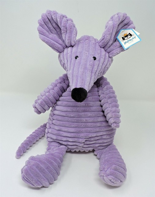 Jellycat Cordy Roy Mouse Medium Lilac Purple Plush 17