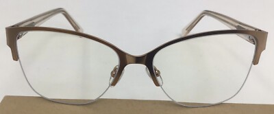 Eyebuydirect Feline 54-16-140 C3 Rose Gold Metal Eyeglasses FRAMES ONLY D59