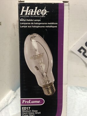 HALCO ~ Metal Hilade Lamp PROLUME MH 150/U/MED/PS 108258 - 150W BULB ED17 Pulse