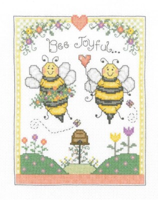 Imaginating Inc - Bee Joyful - von Gail Bussi - Kreuzstichkarte.